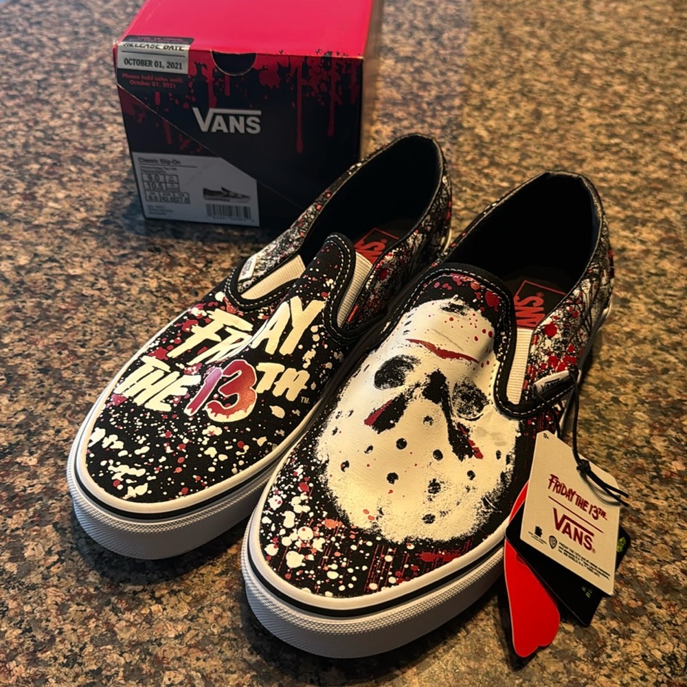 Brand new horror vans. Sold out men’s size 9